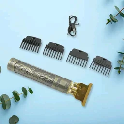 Men?s Hair Beard Trimmer Electric Clipper with Guide Combs, Oil Cleaning Brush