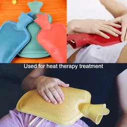 Rubber Hot Water Heating Bag: Comfortable and Effective Pain Relief for Cramps, Aches, and Tension