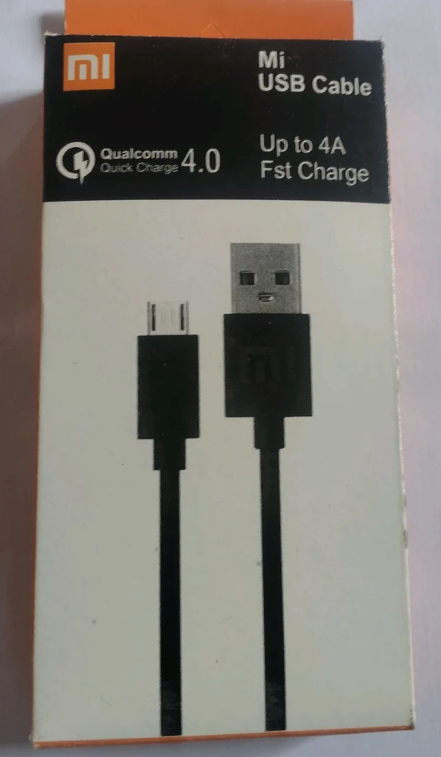 MI USB CABLE 4A FAST CHARGING (V8)