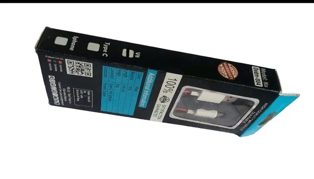 Ovista Micro V8 Fast Charging Data Cable 1 Meter - 100% Fast Charging & Data Transfer, Strong TPE Red Cable, Model Ovdm-004
