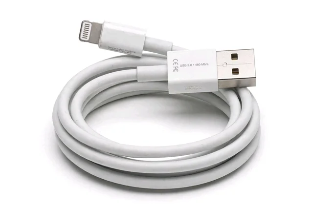 VLOW iPhone 6 Data Cable 1 Meter Original | Lightning to USB Fast Charging Cable | For iPhone 6/6s/7/8/X/11/12/13/14 | 1M White
