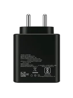 Generic 45W Super Fast Charging 2.0 Travel Adapter Combo | PD 3.0 & PPS Power Delivery | Includes 5A USB Type-C to Type-C Detachable Cable | High-Speed Charger for Premium Smartphones