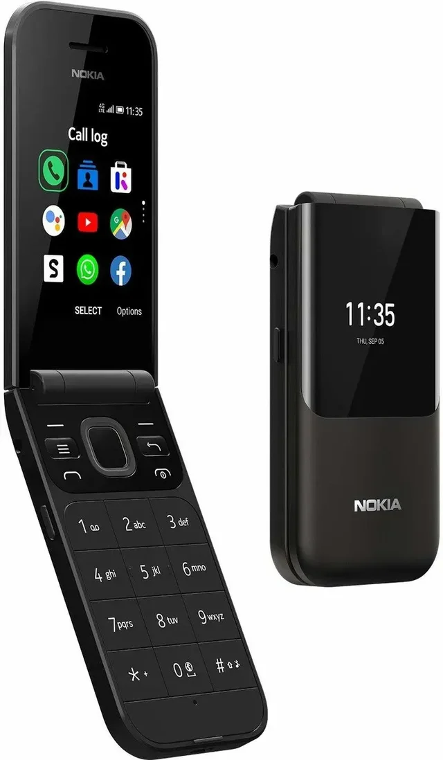 NOKIA 2720 (Flip) Feature Phone, Dual SIM, 2MP Camera with LED flash