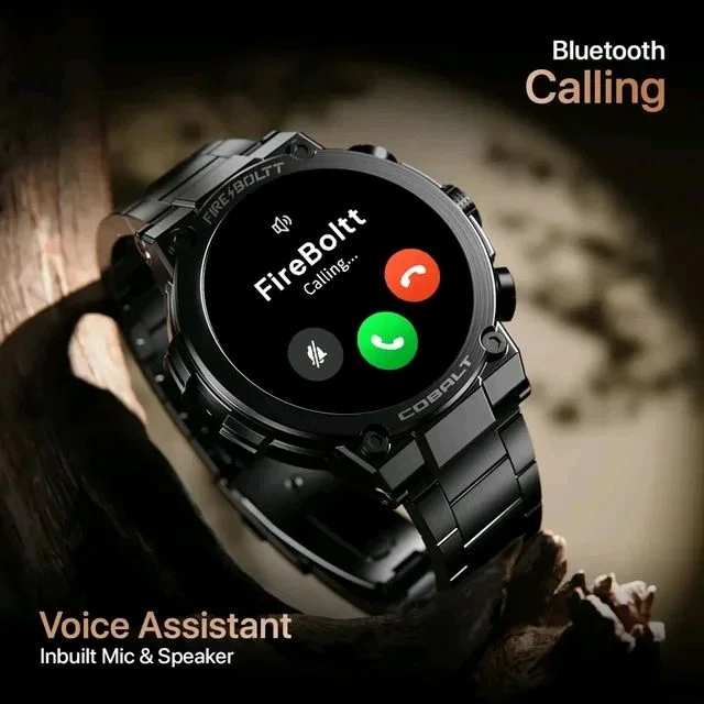Fire-Boltt Cobalt 3.63 Cm (1.43
Inch) AMOLED Display, BT Call,
300+ Sports Modes, 4 GB Storage
IP67 Smartwatch