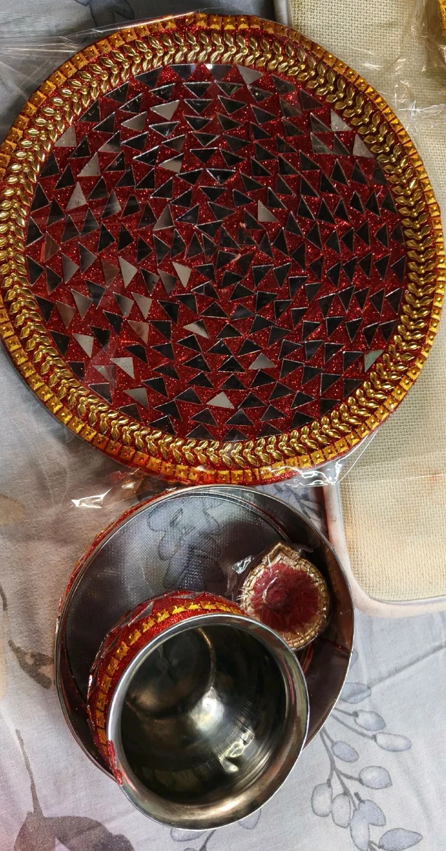 Karvachauth Thali Glass_Hg