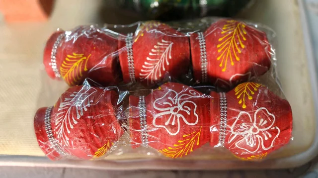 Kulhad 6pc Set Coloured