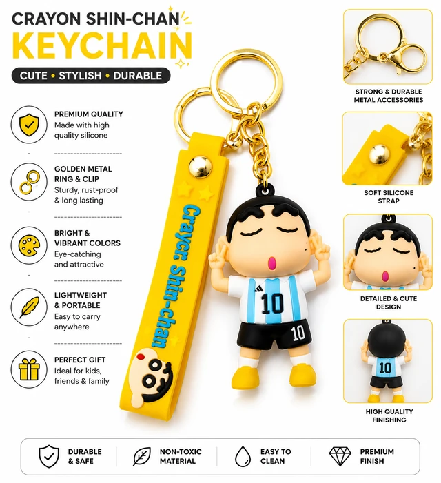 ShinChan Key Ring Football