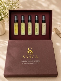 SAAGA POCKET PERFUME 10 ML EACH BOTTLE*GIFT PACK*