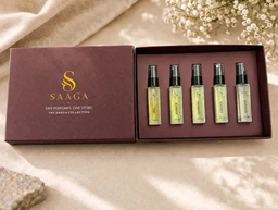 SAAGA POCKET PERFUME 10 ML EACH BOTTLE*GIFT PACK*
