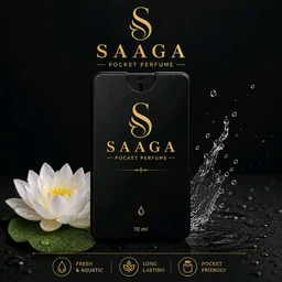SAAGA POCKET PERFUME PACK OF 2 EACH 20 ML With Free Premium Potali Bag - NAHAR & CHANDRA