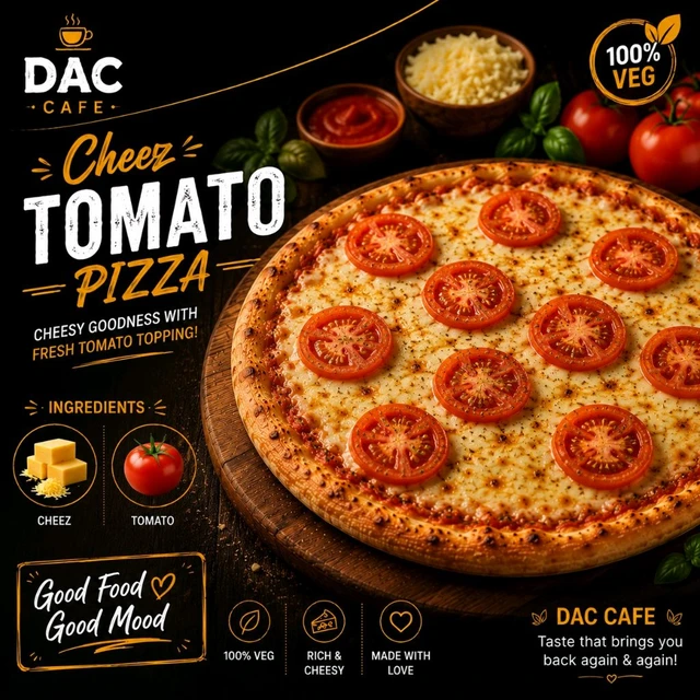 Cheez Tomato Pizza - 7inch