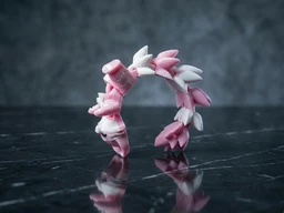Fluffy Tail Cute Flexi Cat Keychain