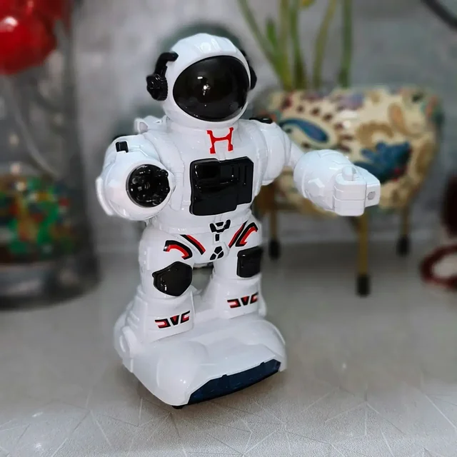 Space Robot Musical Toy Led Lights And Shooting Arrow