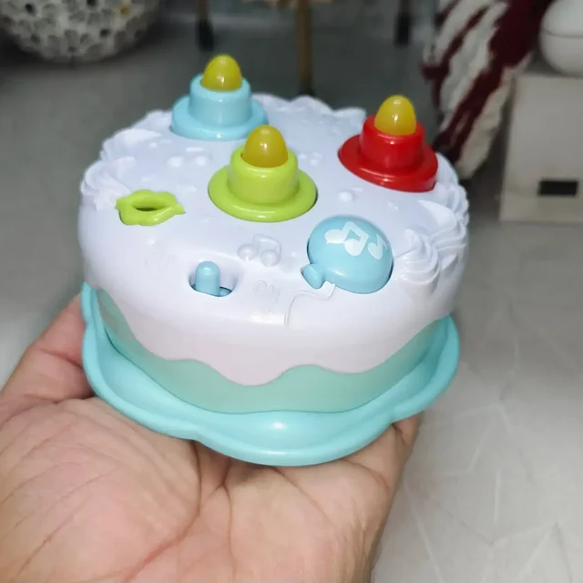 Cake Shape Musical Toy with Lights and Music Fun for Toddlers