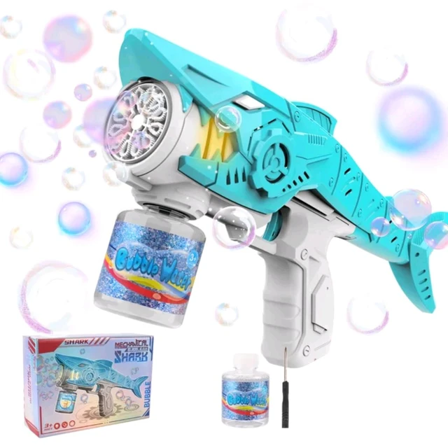 Ultimate Shark Bubble Blaster – Automatic Bubble Gun Toy