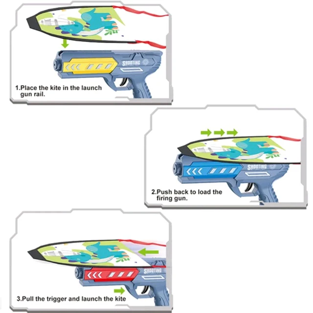 2-in-1 Kite Launcher & Gliding Kite