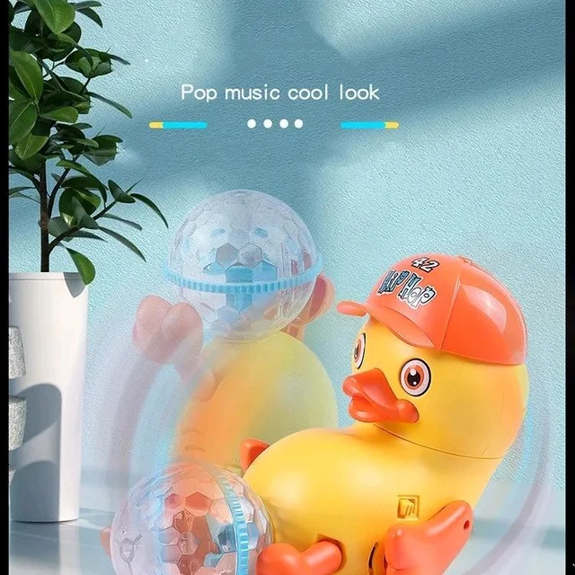 Top Rotating Flashing Duck With Lights And Music