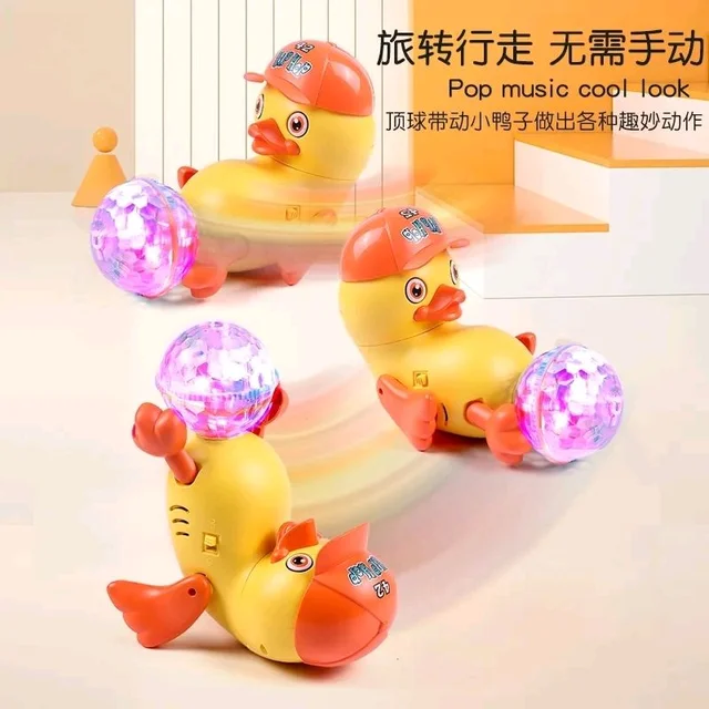 Top Rotating Flashing Duck With Lights And Music