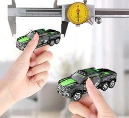Premium Die-Cast Metal Mini 2.4GHz RC 6x6 Pickup Truck with Detachable Camper Trailer