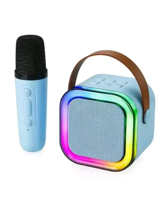 K12 Portable Bluetooth Speaker & Wireless Karaoke Microphone