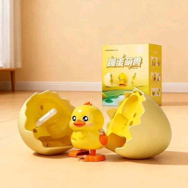 Wind-Up Surprise Egg Toy - Pop-Out Walking Animal (Pack of 1)