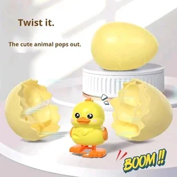 Wind-Up Surprise Egg Toy - Pop-Out Walking Animal (Pack of 1)