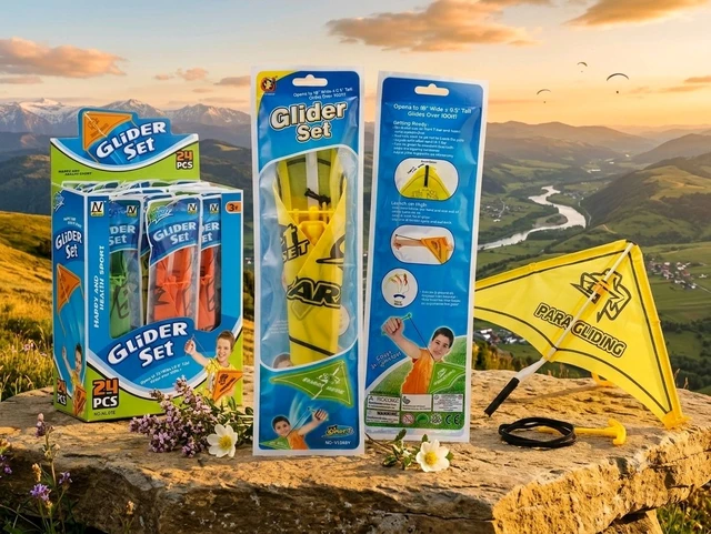 Slingshot Hand Glider Toy for Kids (Pack of 2) - Flying Action