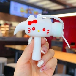 Cute Choo Choo Hammer Bag Charms (Pack of 3) - Trending Cartoon Keychains