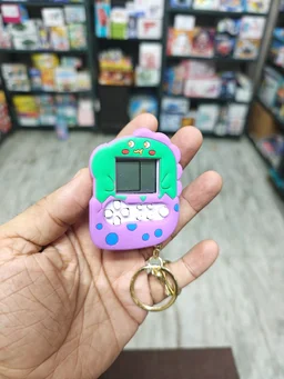 Pack Of 2- Playable Mini Tetris Game Console Keychain