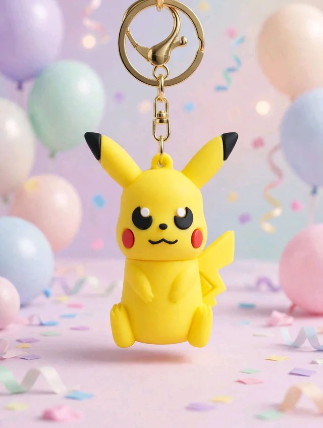 Chu-Chu Whistle Keychain - Cute Cartoon Sound Toy Keychain