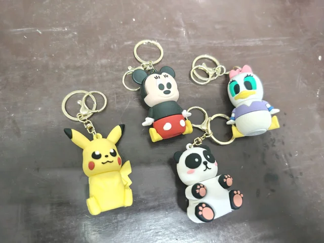 Chu-Chu Whistle Keychain - Cute Cartoon Sound Toy Keychain