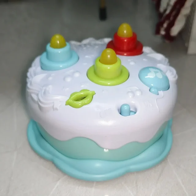 Cake Shape Musical Toy with Lights and Music Fun for Toddlers
