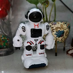 Space Robot Musical Toy Led Lights And Shooting Arrow