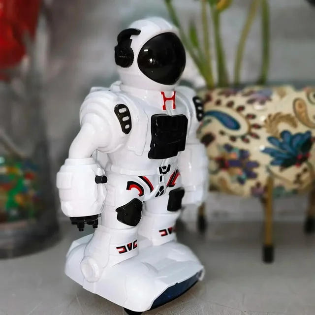 Space Robot Musical Toy Led Lights And Shooting Arrow