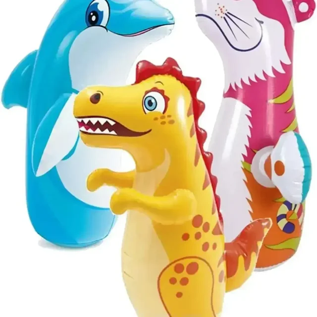 Hit Me Inflatable Dolphin Punching Toy Fun And Safe Bop for Toddlers