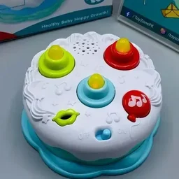 Cake Shape Musical Toy with Lights and Music Fun for Toddlers