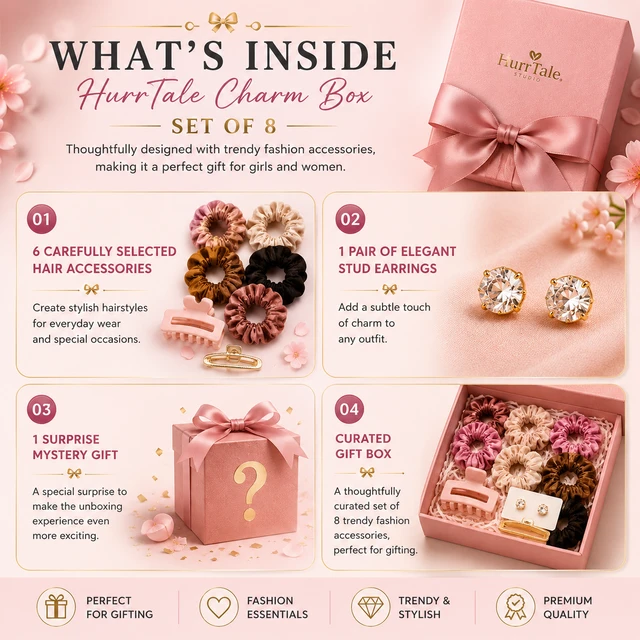 HurrTale Charm Box Set Of 8