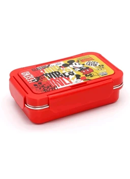 Ski Happy Meal 2 Insulated Inner Steel Lunch Box 2 Compartment (550 ML) (Mickey/Avenger/Spiderman/Frozen)