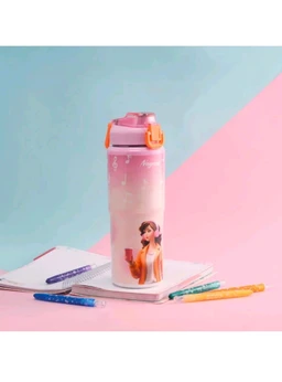 Nayasa Duo Sip Insulated Inner Steel Water Bottle (700 Ml, 900 Ml) Pink