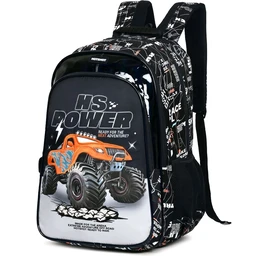 Hotshot HS Power 1820 School Backpack For Boys 19 Inch 36 Ltr Water Resistant Fabric