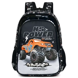 Hotshot HS Power 1820 School Backpack For Boys 19 Inch 36 Ltr Water Resistant Fabric
