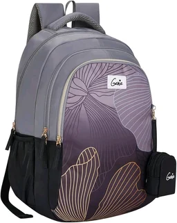 Genie Emberlit Girls Bagpack For School College & Office 19 Inch 36 Ltr Black
