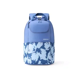 American TOURISTER American Tourister Zumba 4.0 Backpack For Girls Blue With Rain Cover