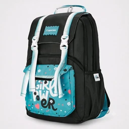 Uppercase Luna Backpack For Girl Black