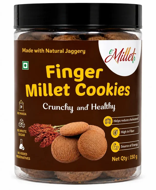 Ragi Millet Cookies Pet Jar 150g
