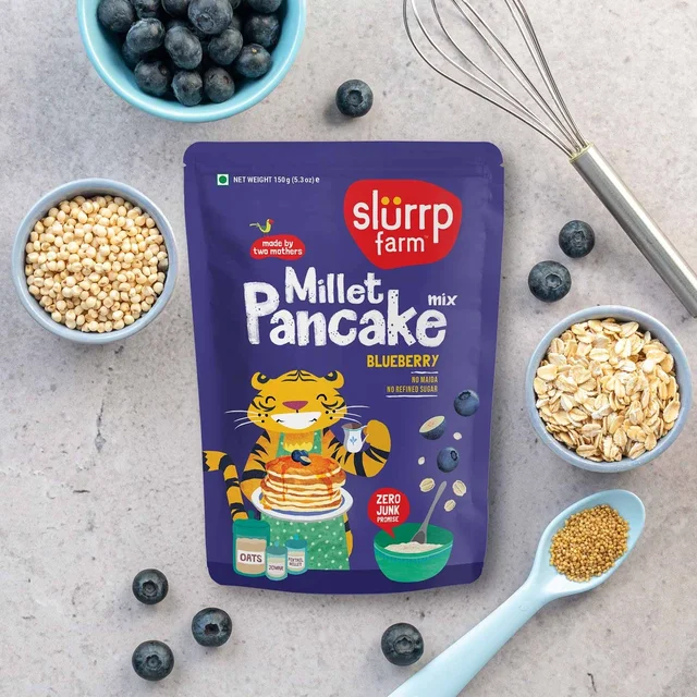 Blueberry Millet Pancake Mix | No Maida | 150gms