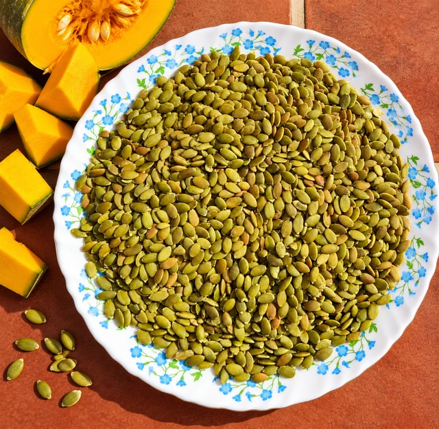 Roasted Green Pumpkin Seeds (Pepitas) 100gms | No Seasoning, No Salt | Crunchy, Healthy Snack