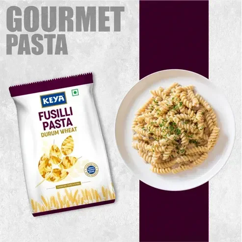 Keya No Maida Durum Wheat Fusilli Pasta 400gms