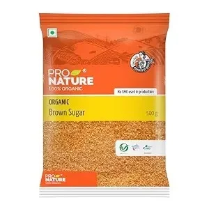Pro Nature Organic Brown Sugar | Natural Brown Sugar For Healthy Sweetening -  500gms