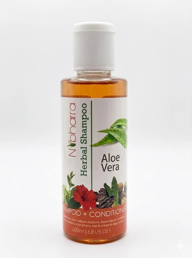 Nibhara Aloe Vera Herbal Shampoo+Conditioner 200ml